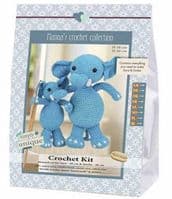 Go Handmade Croché Kit Elefantes Sara & Simba